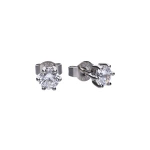 Claw Set CZ Earrings