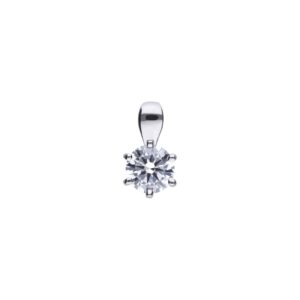 Claw Set Pendant 0.75ct