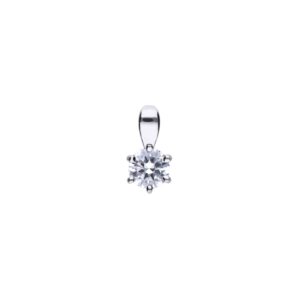 Claw Set Pendant 0.50ct