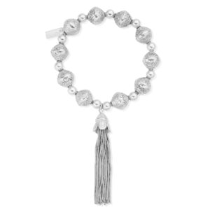Feature Bead Tassel Bracelet