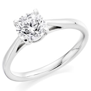 Platinum Single Stone Diamond Ring 1.50ct