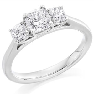 Platinum Trilogy Diamond Ring