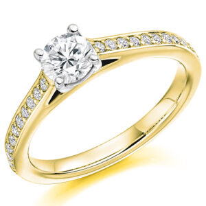 18ct Yellow Gold Diamond Ring