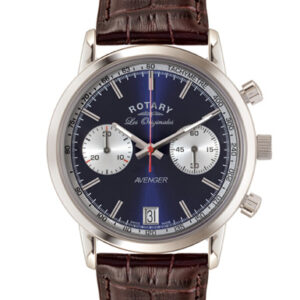 Rotary Avenger Sport With Brown Leather Strap