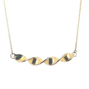 9ct Yellow And White Gold Necklace