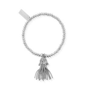Mini Disc Tassel Bracelet