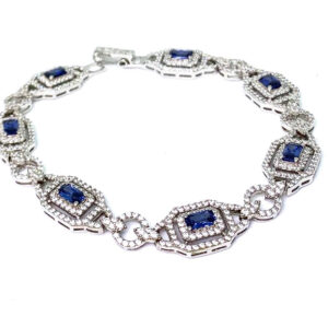 Silver Cubic Zirconia Bracelet