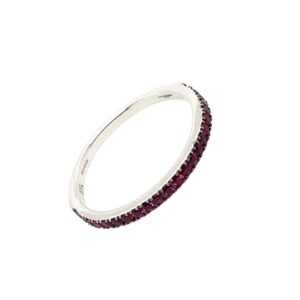 White Gold Ruby Ring