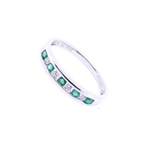 Emerald And Diamond Ring