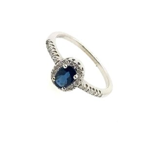 Sapphire And Diamond Ring