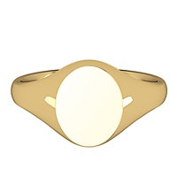 Yellow Gold Signet Ring