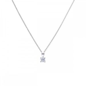 SILVER CLAW SET PENDANT