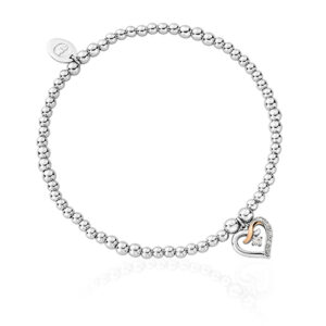 Clogau Kiss Affinity Bead Bracelet 16.5-17.5cm