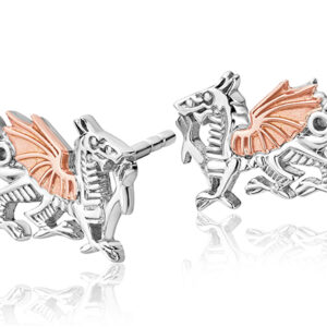 Welsh Dragon Stud Earrings