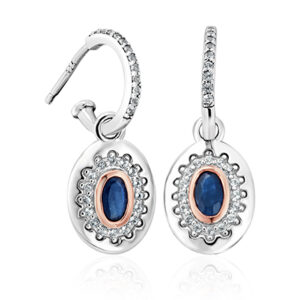 Princess Diana Sapphire Drop Earrings