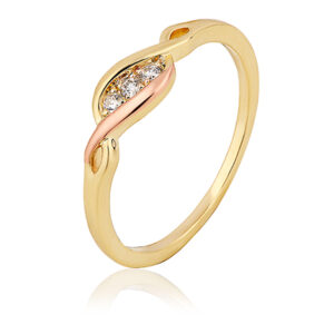 Past Present Future Diamond Ring
