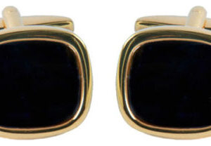 Onyx Large Cushion Cufflink