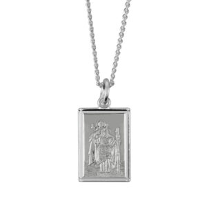 Silver St Christopher Pendant