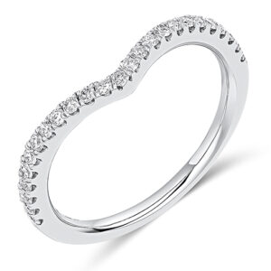 Platinum Half Eternity Diamond Ring