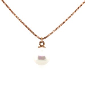 Rose Gold Plated Pearl Pendant