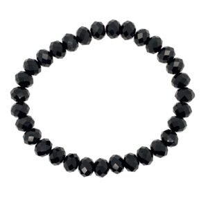 Black Beaded Bracelet