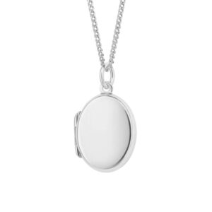 Silver Small Oval Locket