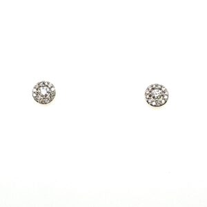 Yellow Gold Diamond Stud Earrings