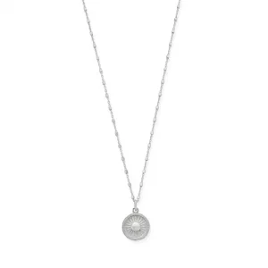 Delicate Cube Chain Sun Catcher Necklace