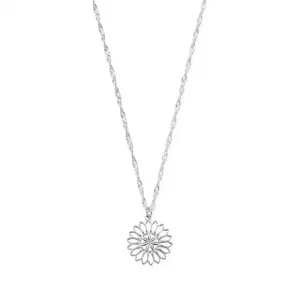 Twisted Rope Chain Flower Mandala Necklace