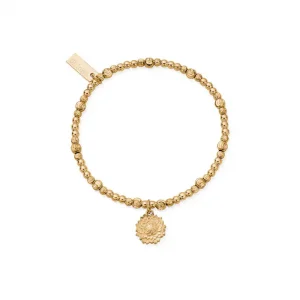 Cute Sparkle Sunflower Bracelet