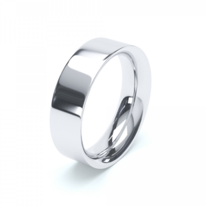 Flat Court Wedding Ring