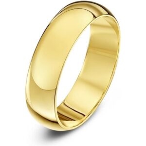 D Shaped Wedding Ring