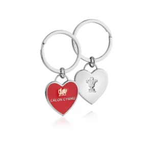 WRU Welsh Heart Keyring
