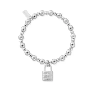 Mini Small Ball Padlock Bracelet