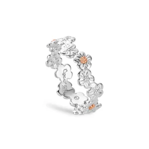 Forget Me Not Silver Ring