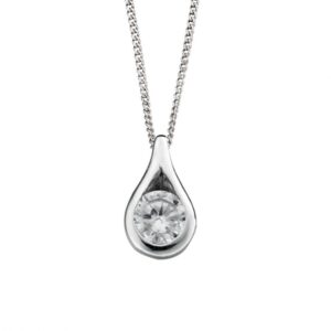 Silver Teardrop Pendant