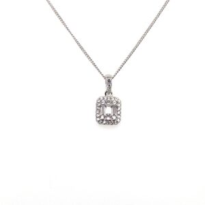 Silver CZ Pendant