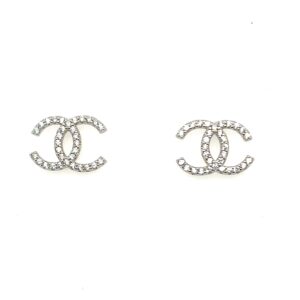Silver CZ Stud Earrings
