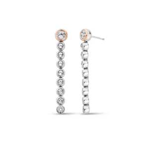 Clogau® Celebration Silver Drop-Hoop Earrings