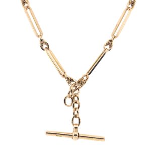 Pre-Owned Rose Gold T-Bar Necklace