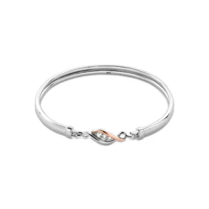 Past Present Future® Silver Bangle