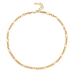 Gold Plated Chain Of Courage Necklace