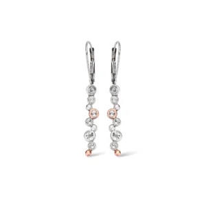 Clogau® Celebration Silver Drop Earrings