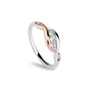 Past Present Future® Sterling Silver Ring with Topaz