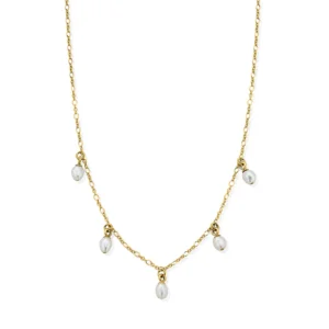 Ethereal Multi Pearl Drop Necklace