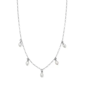 Ethereal Multi Pearl Drop Necklace