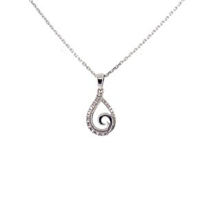 White Gold Diamond Pendant
