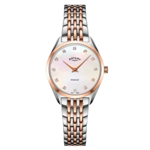 Rotary Ultra Slim Diamond Set Watch