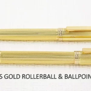 Status Gold Set of Ballpoint and Rollerball Pens