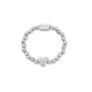 Inset Heart Ring